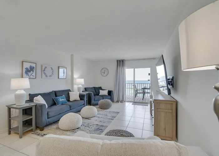 Beachfront In W/ Pool Access! * Gulf Shores