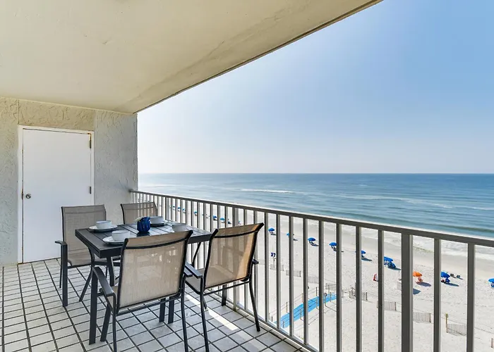 Beachfront In W/ Pool Access! * Gulf Shores